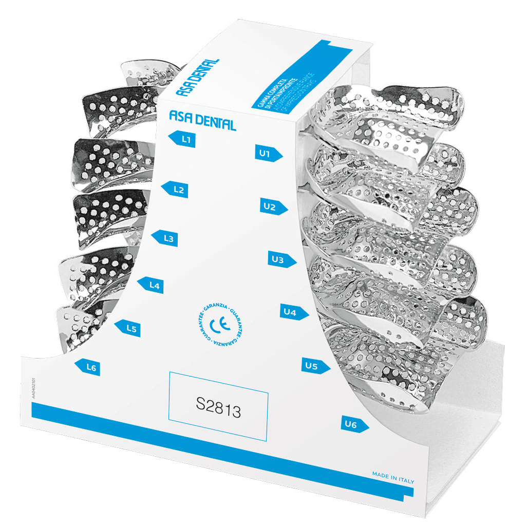 ложки слепочные перфорированные 11шт