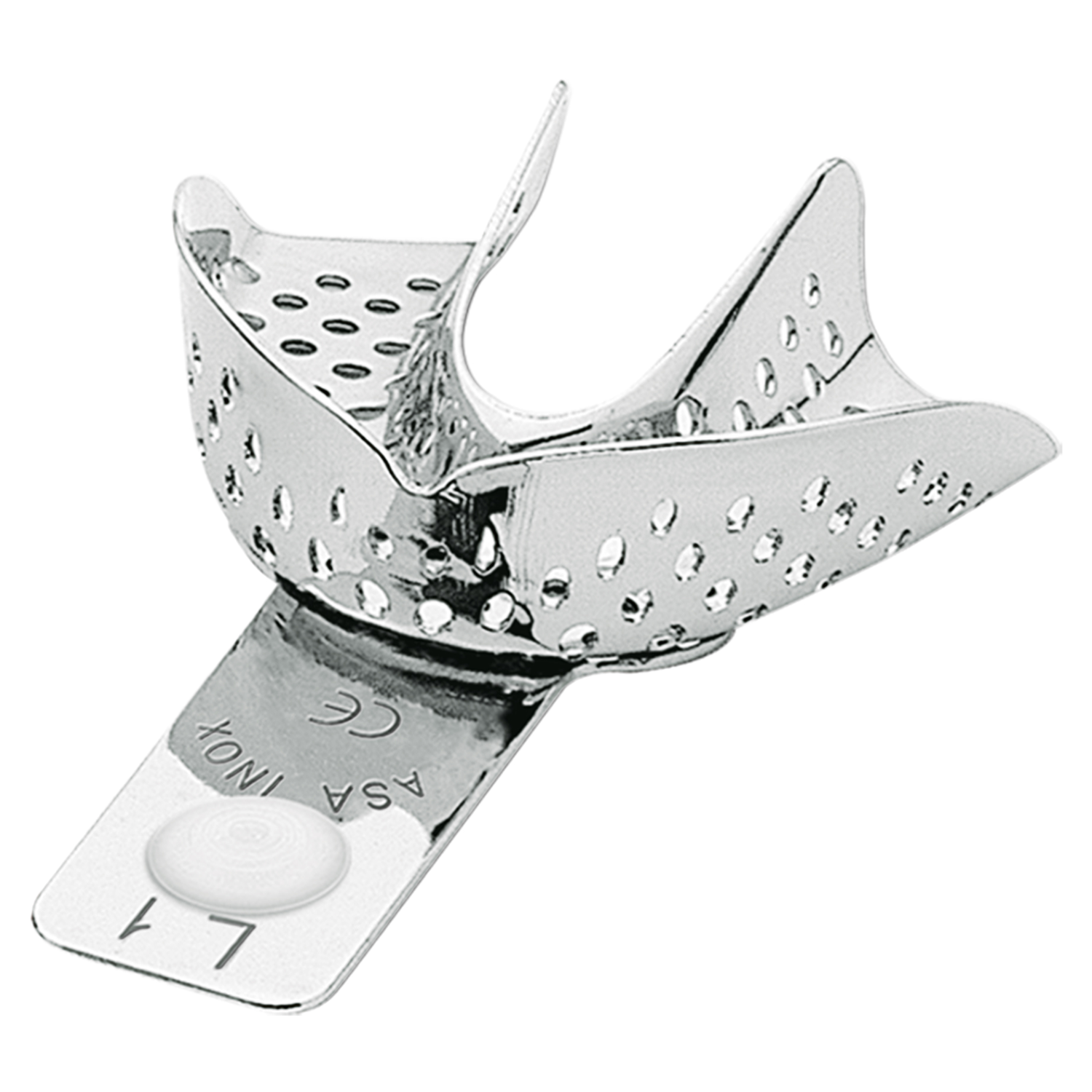 Ложка слепочная с перфорацией без бортиков 2801-L1