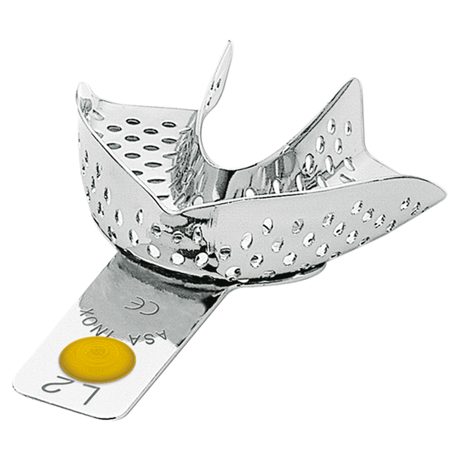 Ложка слепочная с перфорацией без бортиков 2801-L2