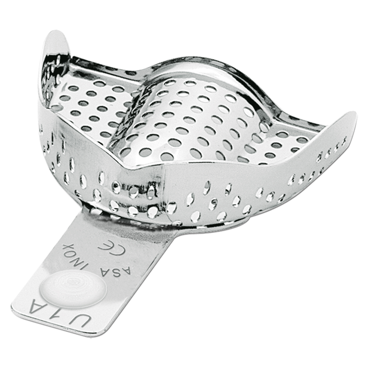 Ложка слепочная анатомическая перфорированная без бортиков 2801-U1A