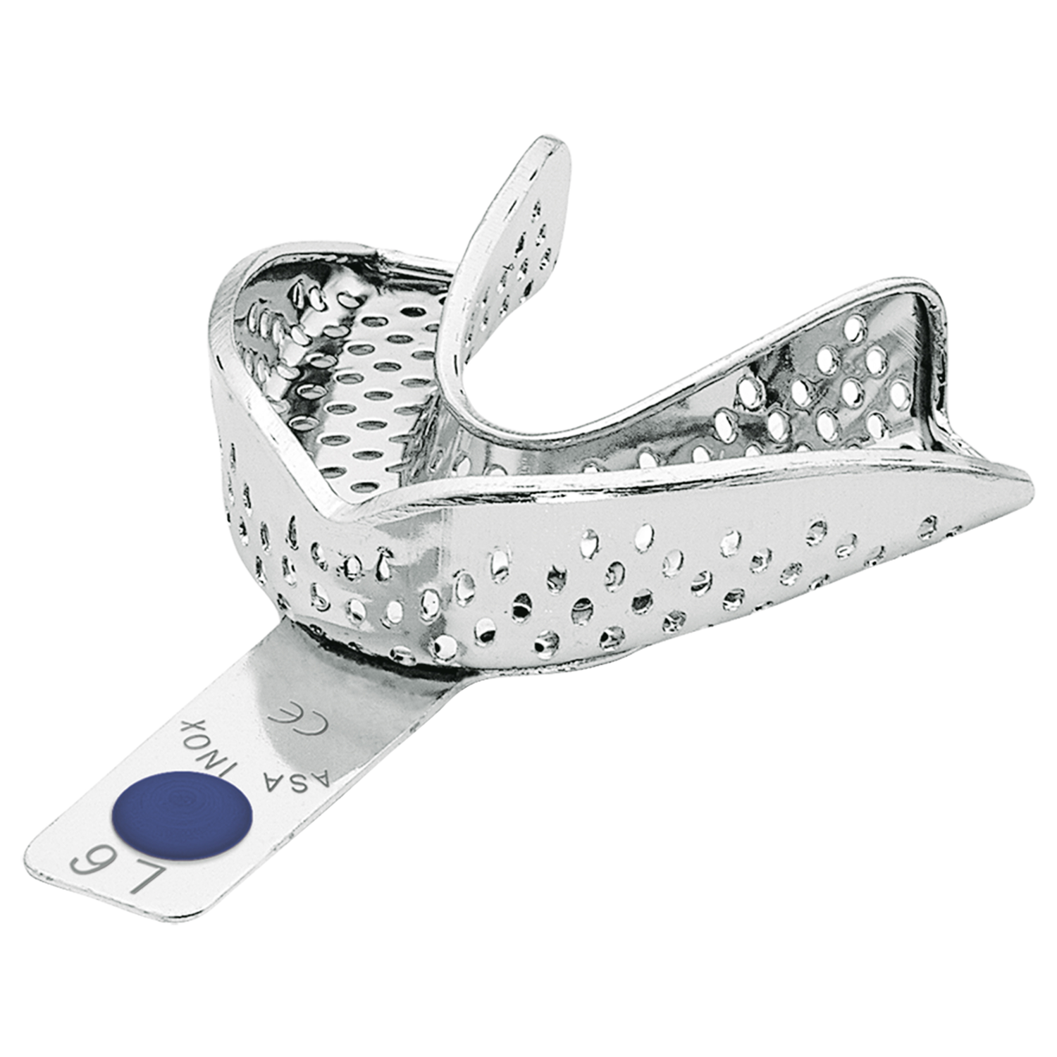 Ложка слепочная PERMA-LOCK перфорированная с бортиками 2804-L6