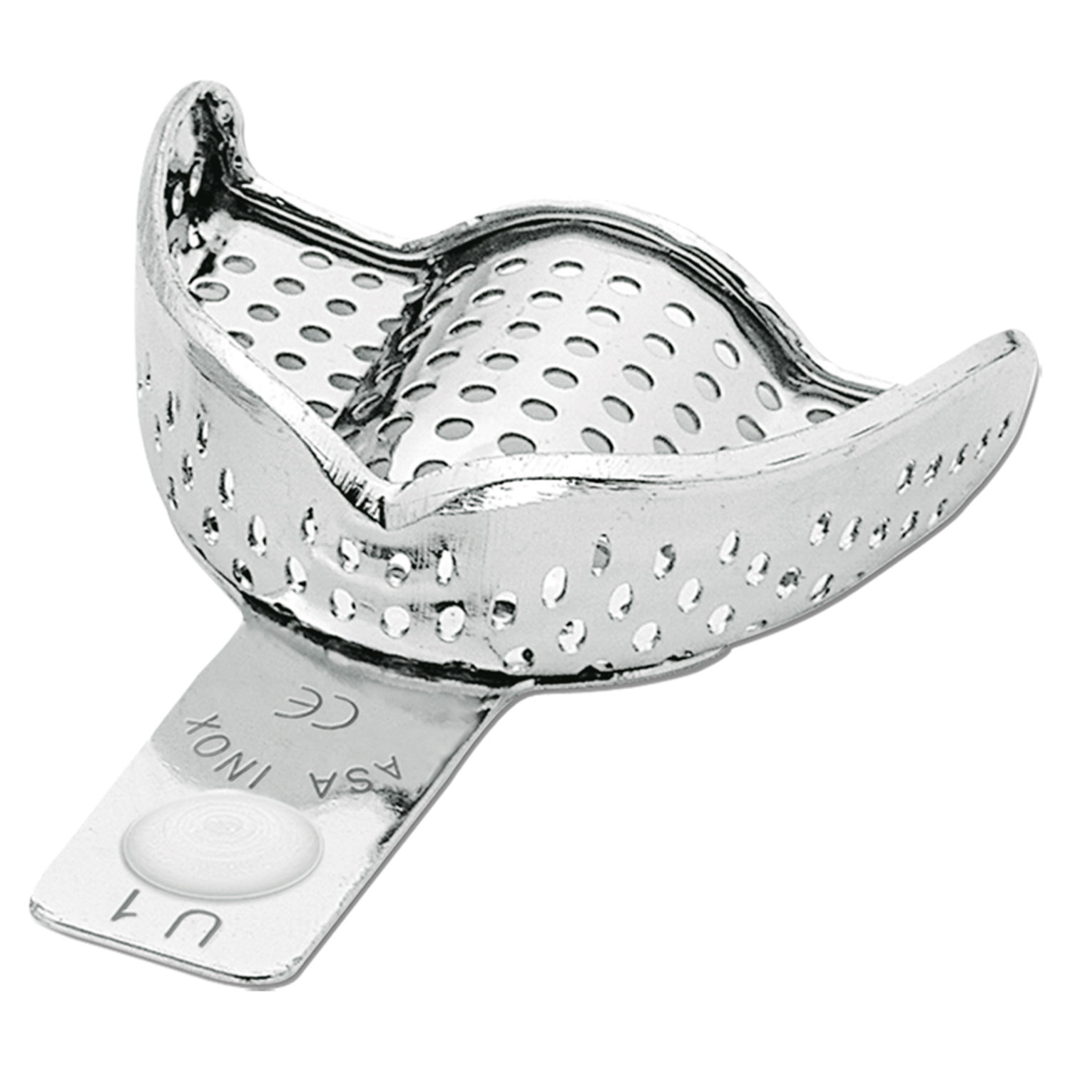 Ложка слепочная PERMA-LOCK перфорированная с бортиками 2804-U1