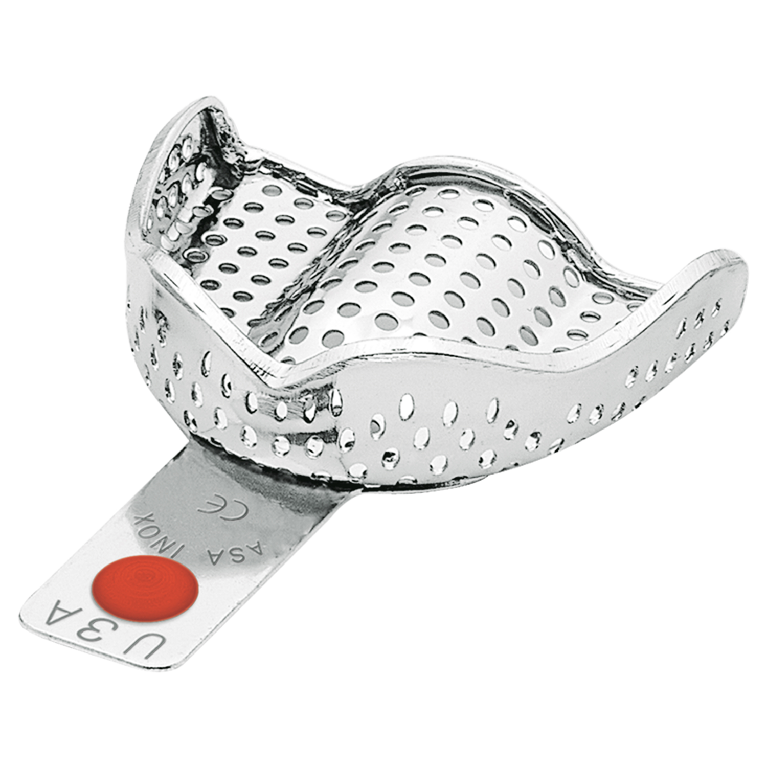 Ложка слепочная анатомическая PERMA-LOCK перфорированная с бортиками 2804-U3A