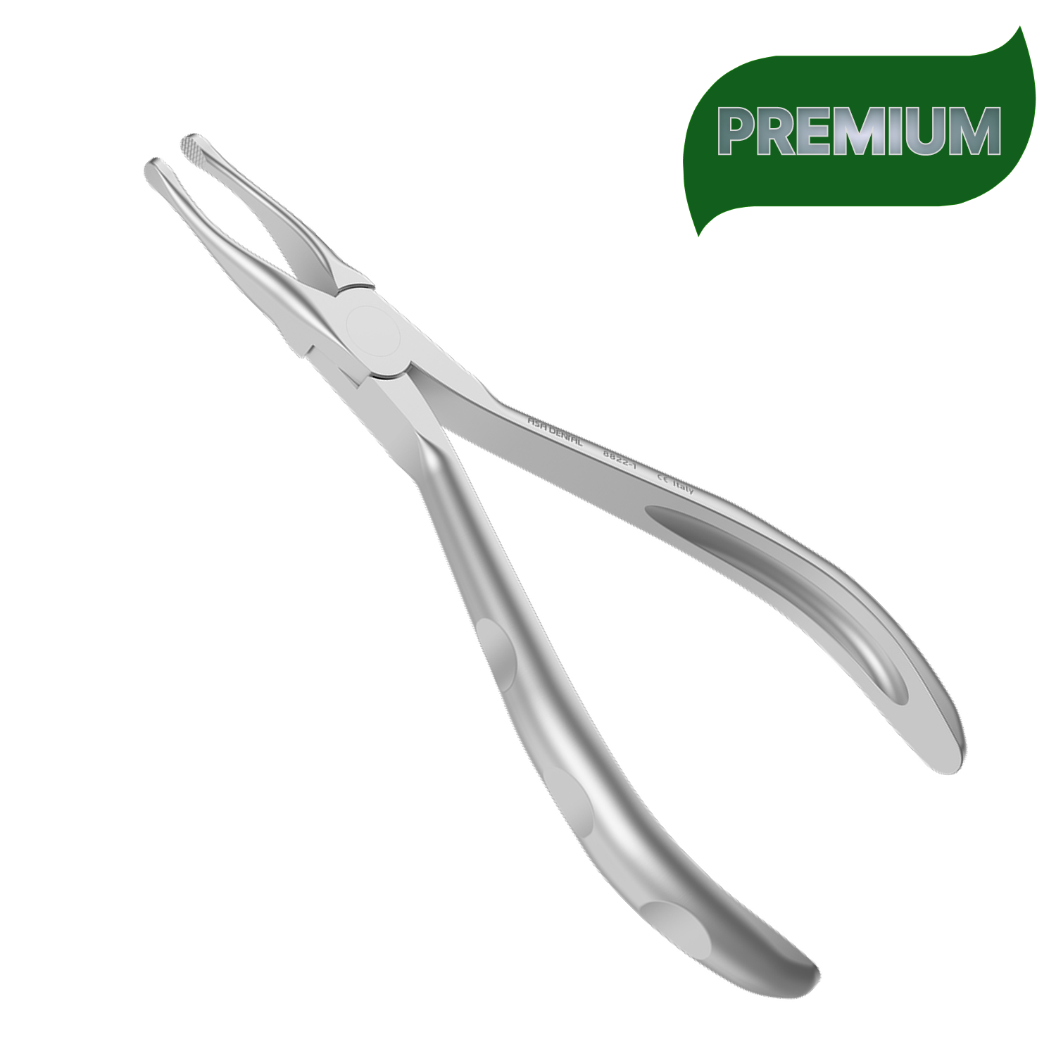 Щипцы прямые с рифлеными кончиками 8822-1