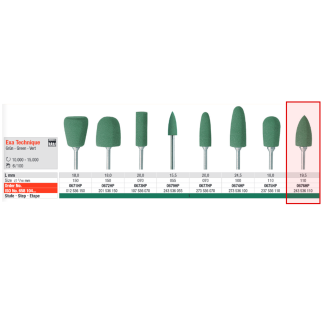 Полир Exa Technique зеленый пламя L20